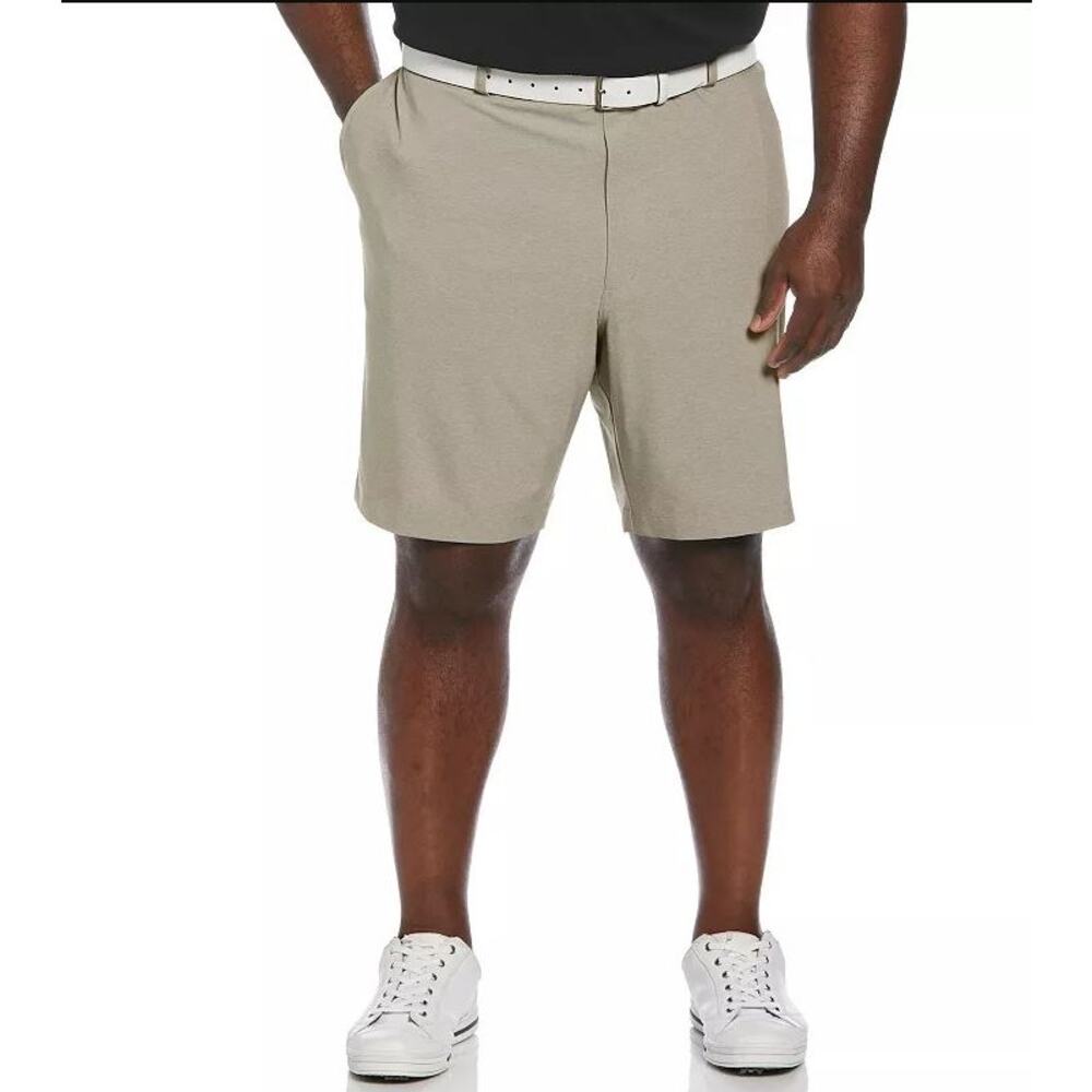 Grand Slam Active Golf Shorts Mens Big & Tall 54 Khaki Performance Stretch NWT